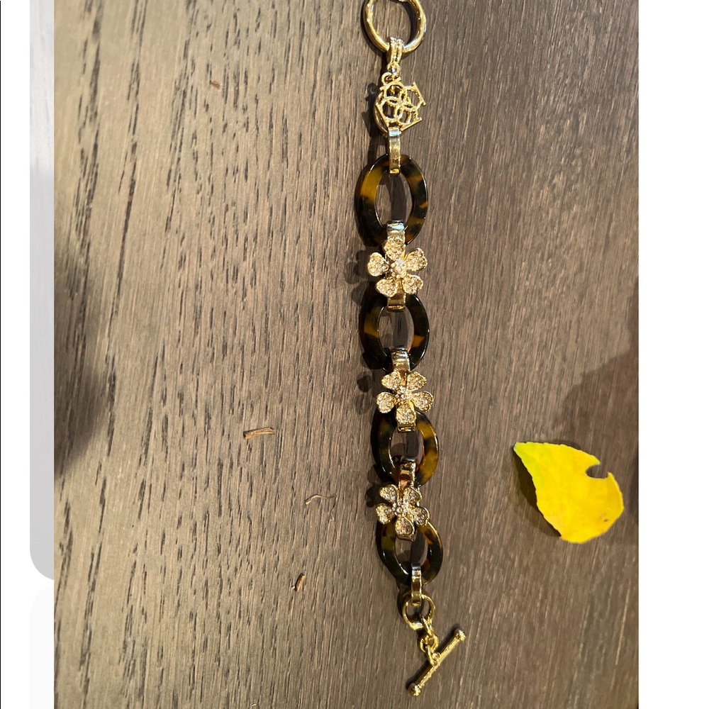 Ann Taylor Flower Link Bracelet